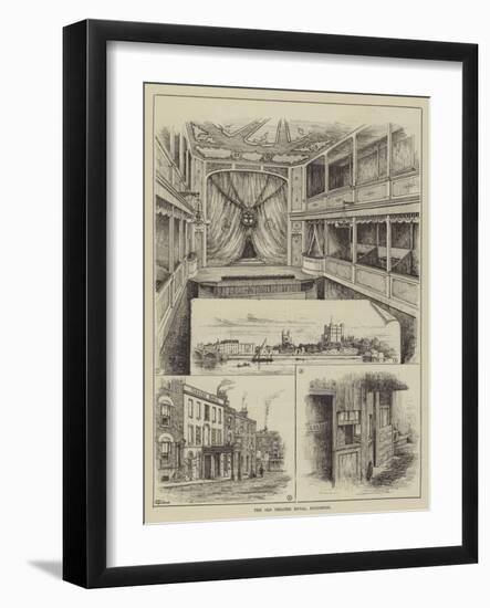 The Old Theatre Royal, Rochester-Thomas Harrington Wilson-Framed Giclee Print