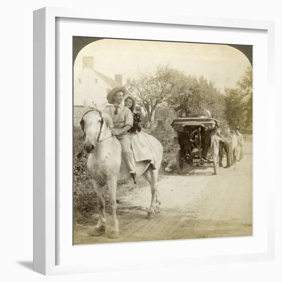 The Old Time Sparking Plug Is the Best after All-Underwood & Underwood-Framed Photographic Print