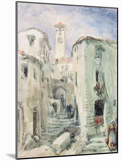 The Old Tower at Cannes, 1870-William 'Crimea' Simpson-Mounted Giclee Print