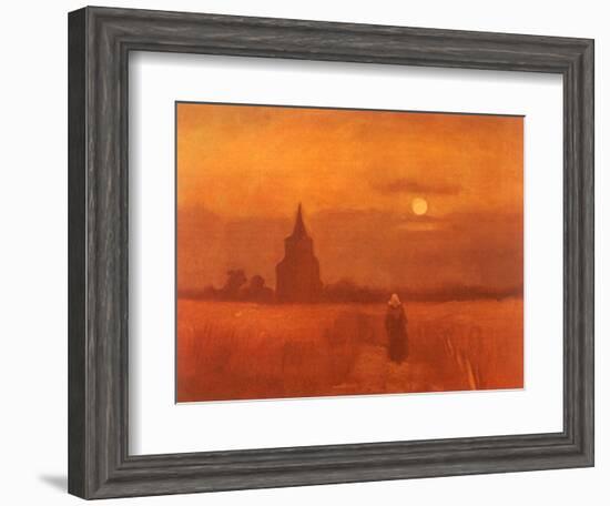 The Old Tower in the Fields, 1884-Vincent van Gogh-Framed Giclee Print