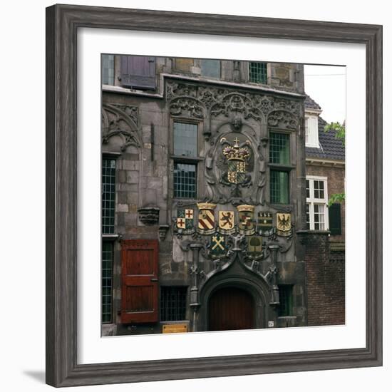 The Old Town Hall in Delft, 17th century.  Artist: CM Dixon Artist: Unknown-CM Dixon-Framed Photographic Print