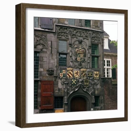 The Old Town Hall in Delft, 17th century.  Artist: CM Dixon Artist: Unknown-CM Dixon-Framed Photographic Print