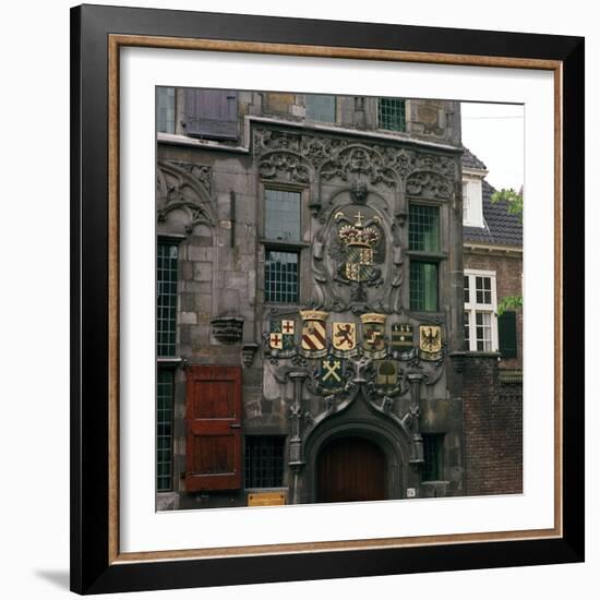 The Old Town Hall in Delft, 17th century.  Artist: CM Dixon Artist: Unknown-CM Dixon-Framed Photographic Print