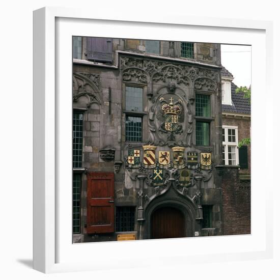 The Old Town Hall in Delft, 17th century.  Artist: CM Dixon Artist: Unknown-CM Dixon-Framed Photographic Print