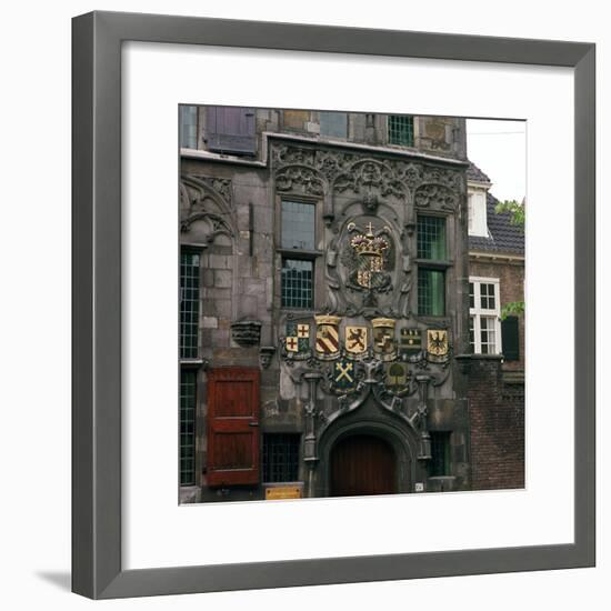 The Old Town Hall in Delft, 17th century.  Artist: CM Dixon Artist: Unknown-CM Dixon-Framed Photographic Print