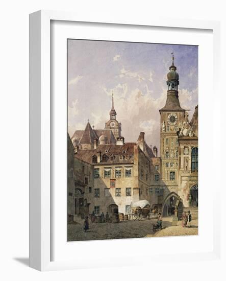 The Old Town Hall, Munich-Friedrich Eibner-Framed Giclee Print