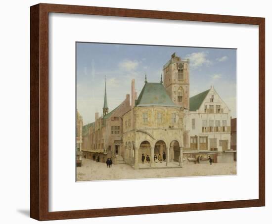 The Old Town Hall of Amsterdam, 1657-Pieter Jansz Saenredam-Framed Giclee Print