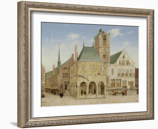 The Old Town Hall of Amsterdam, 1657-Pieter Jansz Saenredam-Framed Giclee Print