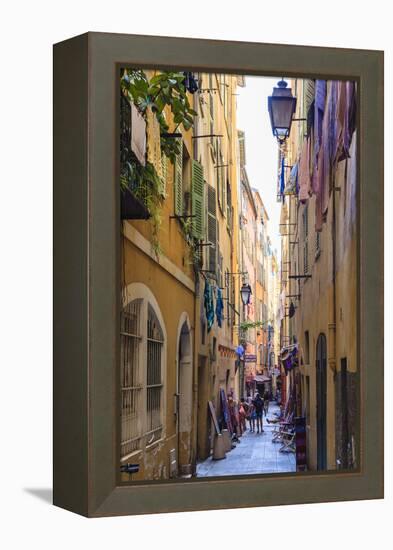 The Old Town, Nice, Alpes-Maritimes, Provence, Cote D'Azur, French Riviera, France, Europe-Amanda Hall-Framed Premier Image Canvas