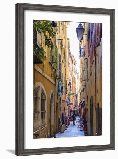 The Old Town, Nice, Alpes-Maritimes, Provence, Cote D'Azur, French Riviera, France, Europe-Amanda Hall-Framed Photographic Print