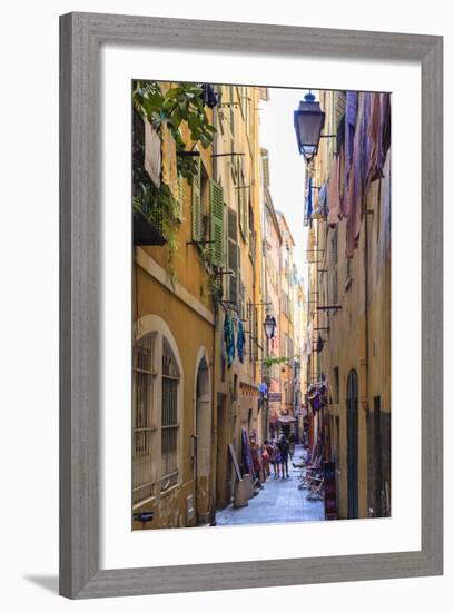 The Old Town, Nice, Alpes-Maritimes, Provence, Cote D'Azur, French Riviera, France, Europe-Amanda Hall-Framed Photographic Print