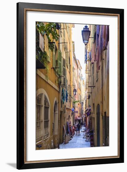 The Old Town, Nice, Alpes-Maritimes, Provence, Cote D'Azur, French Riviera, France, Europe-Amanda Hall-Framed Photographic Print