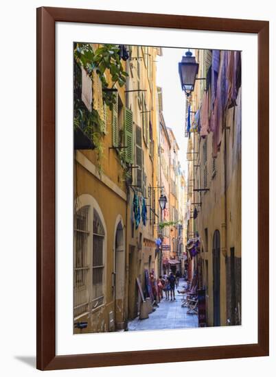 The Old Town, Nice, Alpes-Maritimes, Provence, Cote D'Azur, French Riviera, France, Europe-Amanda Hall-Framed Photographic Print