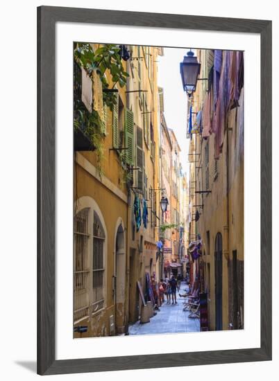 The Old Town, Nice, Alpes-Maritimes, Provence, Cote D'Azur, French Riviera, France, Europe-Amanda Hall-Framed Photographic Print