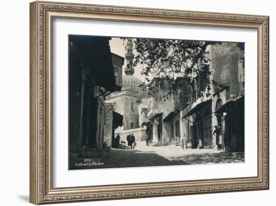 The Old Town of Rhodes, Greece, 1936-null-Framed Photographic Print