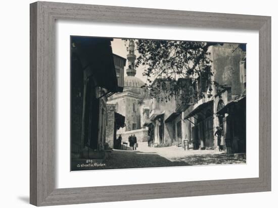 The Old Town of Rhodes, Greece, 1936-null-Framed Photographic Print