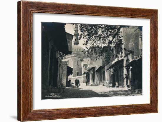 The Old Town of Rhodes, Greece, 1936-null-Framed Photographic Print
