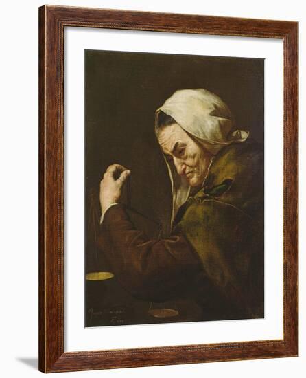 The Old Usurer, 1638-Jusepe de Ribera-Framed Giclee Print