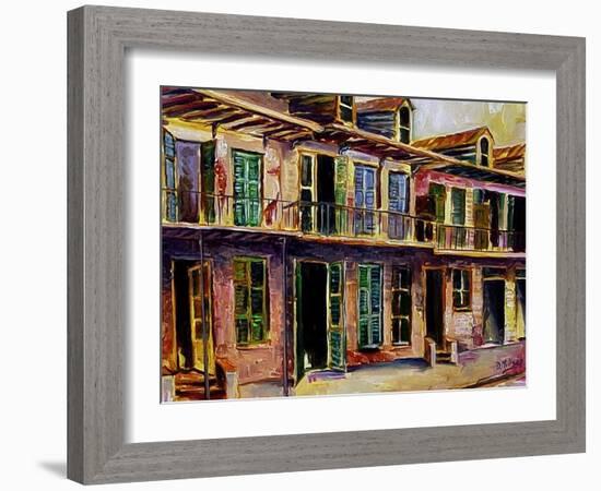 The Old Vieux Carre-Diane Millsap-Framed Art Print