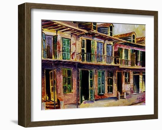 The Old Vieux Carre-Diane Millsap-Framed Art Print