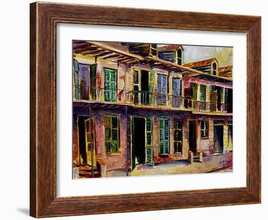 The Old Vieux Carre-Diane Millsap-Framed Art Print