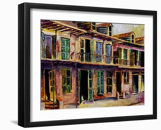 The Old Vieux Carre-Diane Millsap-Framed Art Print