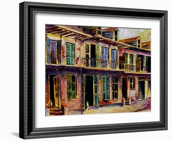 The Old Vieux Carre-Diane Millsap-Framed Art Print