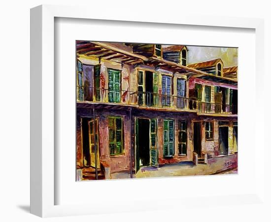 The Old Vieux Carre-Diane Millsap-Framed Art Print