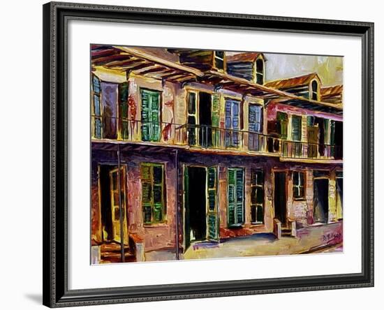 The Old Vieux Carre-Diane Millsap-Framed Art Print