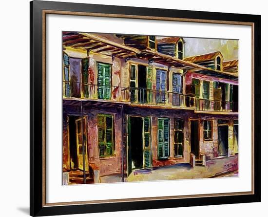 The Old Vieux Carre-Diane Millsap-Framed Art Print