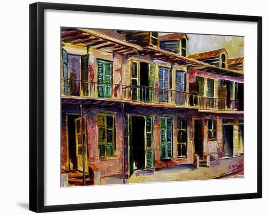 The Old Vieux Carre-Diane Millsap-Framed Art Print