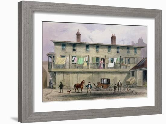 The Old Vine Inn, Aldersgate Street, 1855-Thomas Hosmer Shepherd-Framed Giclee Print