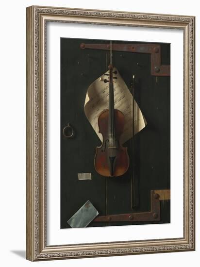 The Old Violin, 1886-William Michael Harnett-Framed Giclee Print