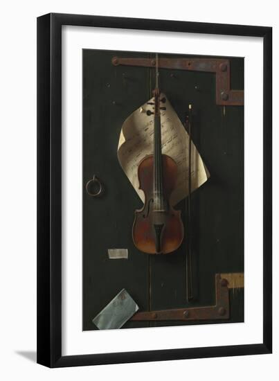 The Old Violin, 1886-William Michael Harnett-Framed Giclee Print