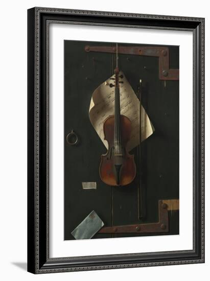 The Old Violin, 1886-William Michael Harnett-Framed Giclee Print
