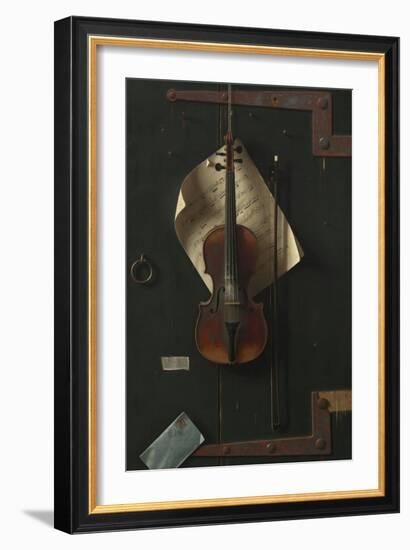 The Old Violin, 1886-William Michael Harnett-Framed Giclee Print