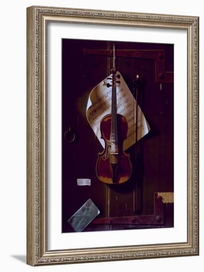 The Old Violin-William Michael Harnett-Framed Giclee Print