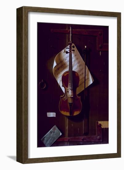 The Old Violin-William Michael Harnett-Framed Giclee Print