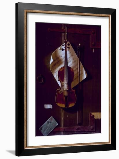 The Old Violin-William Michael Harnett-Framed Giclee Print