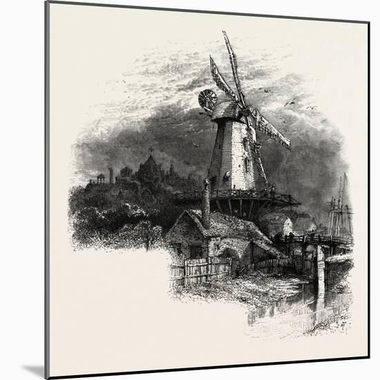 The Old Windmill at Rye, Kent, UK-null-Mounted Giclee Print