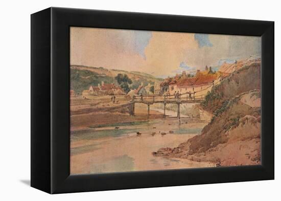 'The Old Wooden Bridge', c1800-Thomas Girtin-Framed Premier Image Canvas