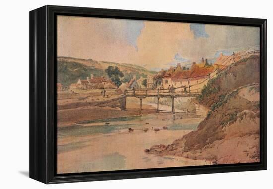 'The Old Wooden Bridge', c1800-Thomas Girtin-Framed Premier Image Canvas