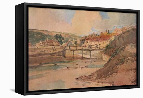 'The Old Wooden Bridge', c1800-Thomas Girtin-Framed Premier Image Canvas