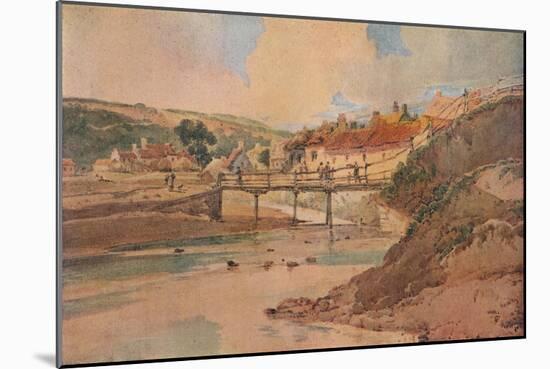 'The Old Wooden Bridge', c1800-Thomas Girtin-Mounted Giclee Print