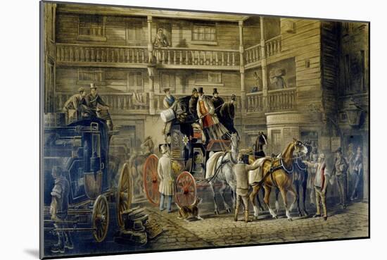 The Olden Time, from 'Fores Coaching Recollections', Engraved by J. Harris-Charles Cooper Henderson-Mounted Giclee Print
