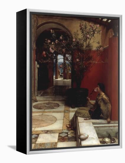 The Oleander-Sir Lawrence Alma-Tadema-Framed Premier Image Canvas