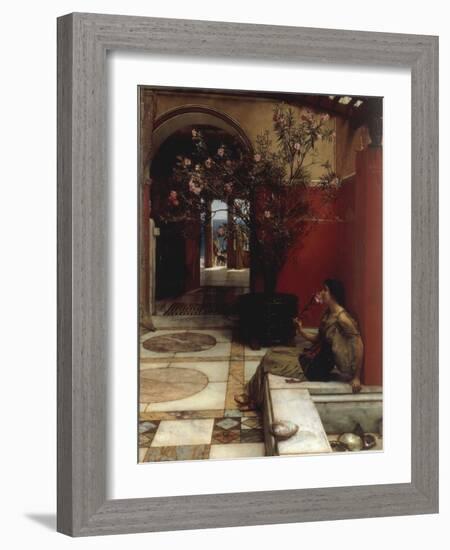 The Oleander-Sir Lawrence Alma-Tadema-Framed Giclee Print