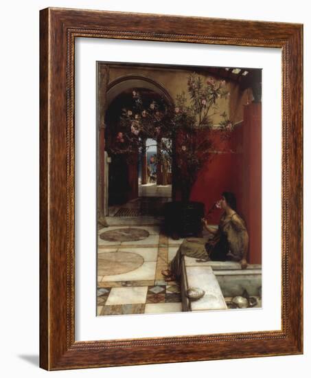 The Oleander-Sir Lawrence Alma-Tadema-Framed Giclee Print