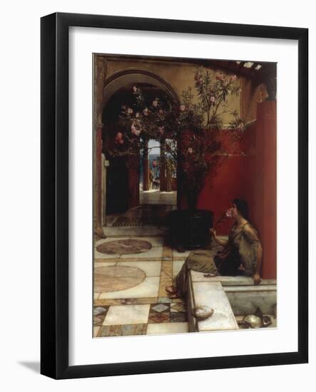 The Oleander-Sir Lawrence Alma-Tadema-Framed Giclee Print