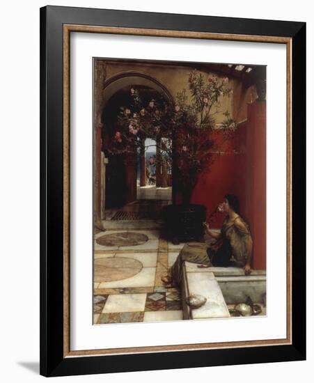 The Oleander-Sir Lawrence Alma-Tadema-Framed Giclee Print